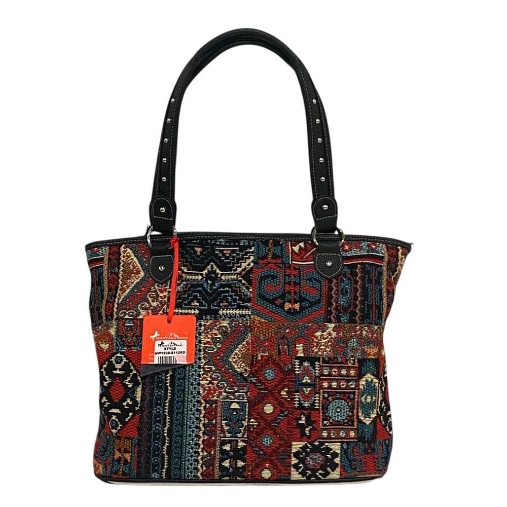 Montana West Western Tapestry Shoulder Bag Tote Bag  - NWT
